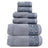 Luxury Cotton Towel Set - 6-Piece Highly Absorbent Bath & Hand Towels Collection
