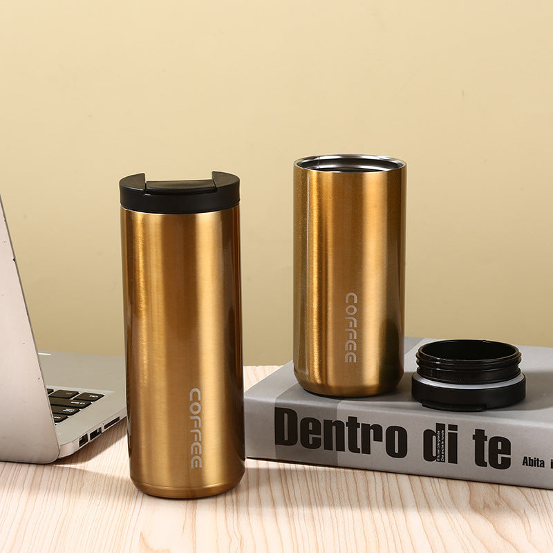 Gold Sleek Insulated Stainless Steel Tumbler Set