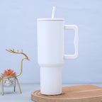 Premium 40oz Stainless Steel Tumbler with Handle