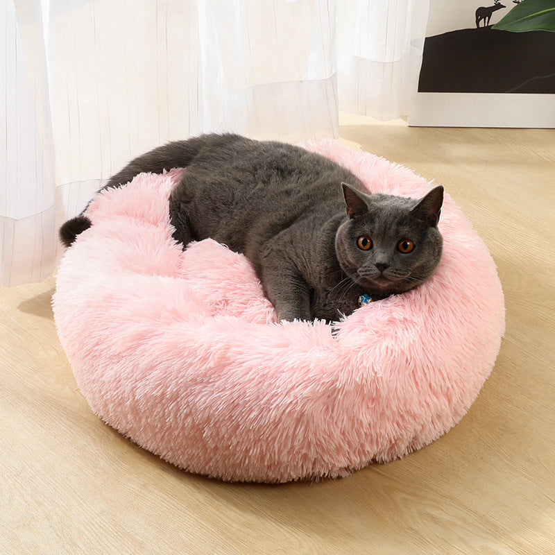 Cozy Premium Round Plush Pet Bed