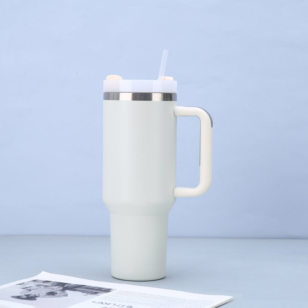 40oz Insulated Stainless Steel Tumbler with Handle