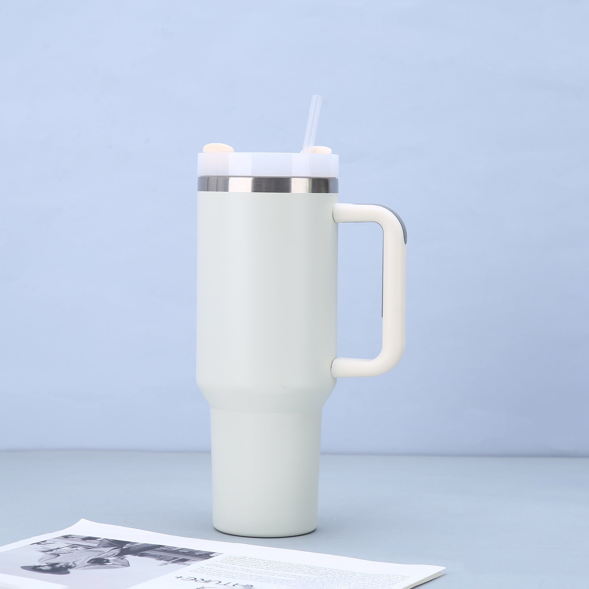 40oz Insulated Stainless Steel Tumbler with Handle