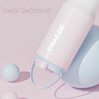 304 Stainless Steel Insulated Tumbler,Large Capacity with Handle and Cute Cloud Accessory(Pink)