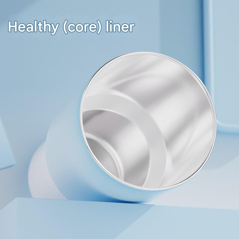 304 Stainless Steel Insulated Tumbler,Large Capacity with Handle and Cute Cloud Accessory(Blue)