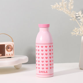 Cute Milk Bottle Thermos - 500ml Insulated Water Bottle