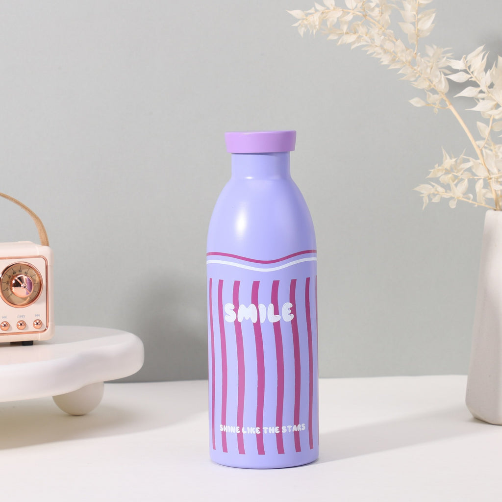 Cute Milk Bottle Thermos - 500ml Insulated Water Bottle