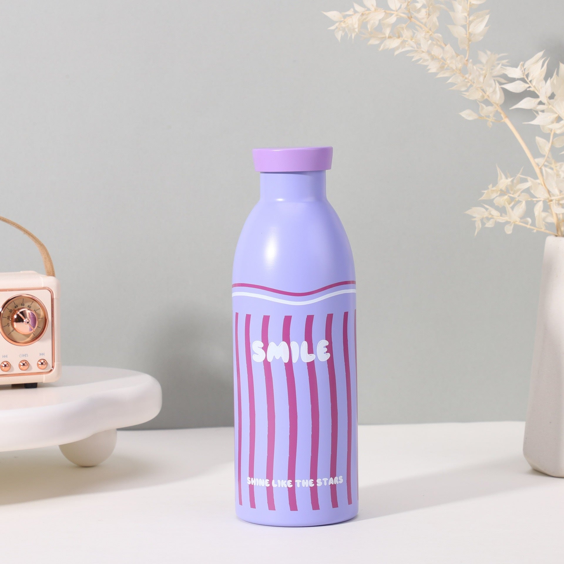 Cute Milk Bottle Thermos - 500ml Insulated Water Bottle
