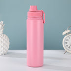 Elegant Pink Insulated Travel Thermos Bottle