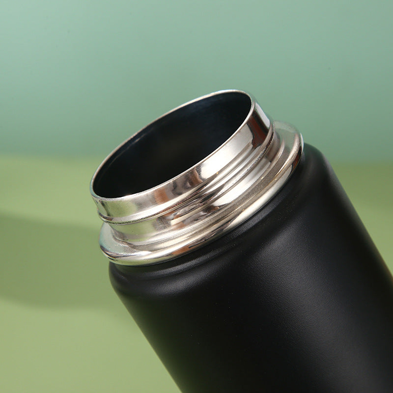 Premium Black Travel Thermos Bottle - 25oz
