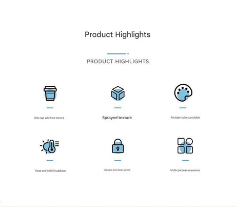 Blue Leakproof Stainless Steel Travel Thermos