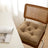 Soft And Thick Seat Cushion - Cotton Linen Blend Chair Pad with Ties for Chairs