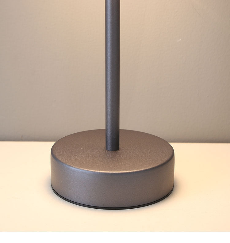 Dark Green Modern Minimalist LED Table Lamp - Rechargeable Touch Control Desk Light