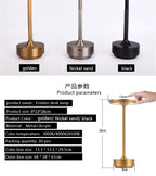 UFO Version LED Desk Lamp - Gold Touch Switch with Dimming and USB Cable