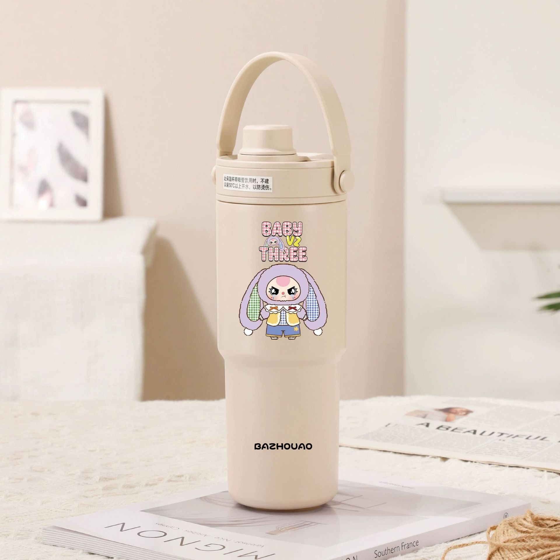 Beige Baby 30oz Ceramic-Lined Insulated Tumbler