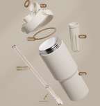 Ceramic-Lined 30oz Insulated Tumbler with Handle