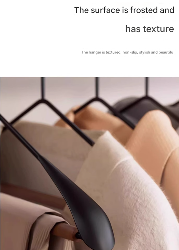 Premium Solid Wood Non-Slip Hangers Set of 6