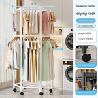 360° Rotating Heavy Duty Portable Garment Rack
