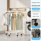 Versatile 360° Rotating Portable Garment Rack