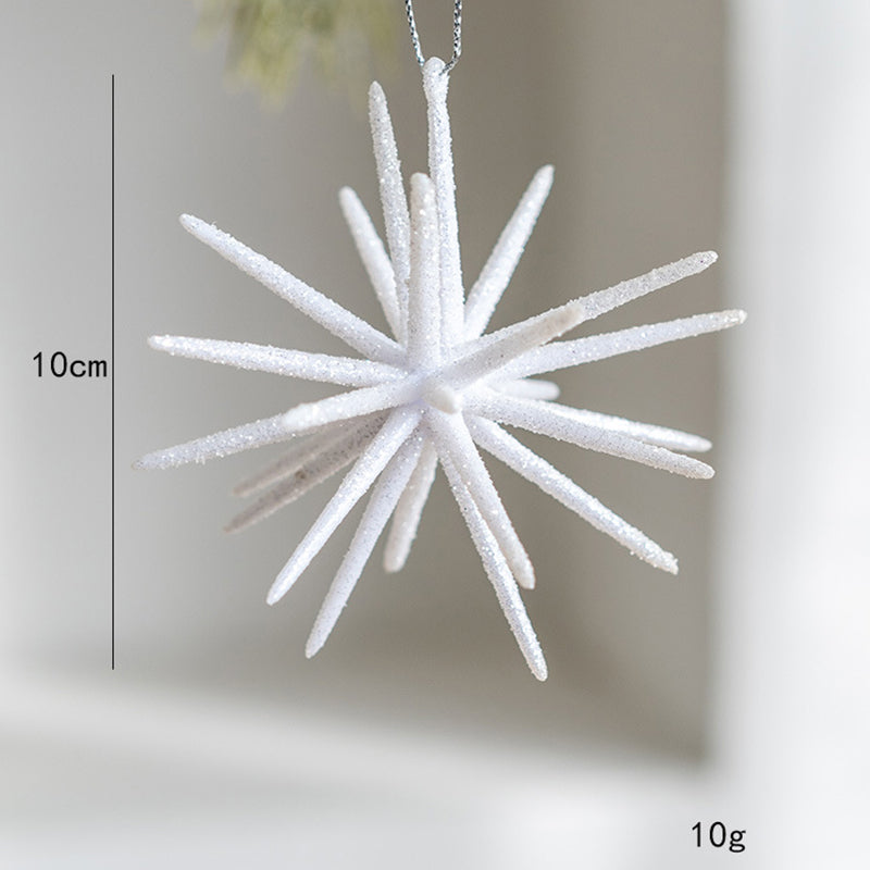 Elegant Starburst Hanging Christmas Ornament