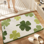 Premium Bath Mat with 8X Water Absorption & Non-Slip Base, Ultra Absorbent Microfiber
