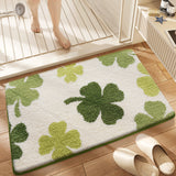 Premium Bath Mat with 8X Water Absorption & Non-Slip Base, Ultra Absorbent Microfiber