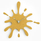 Creative Splatter Design Wall Clock - Various Colours
