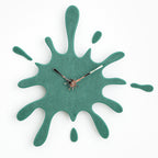 Creative Splatter Design Wall Clock - Various Colours