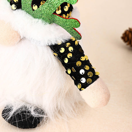 Illuminated Plush Christmas Gnome Decoration