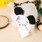 Illuminated Sequin Christmas Gnome Decoration