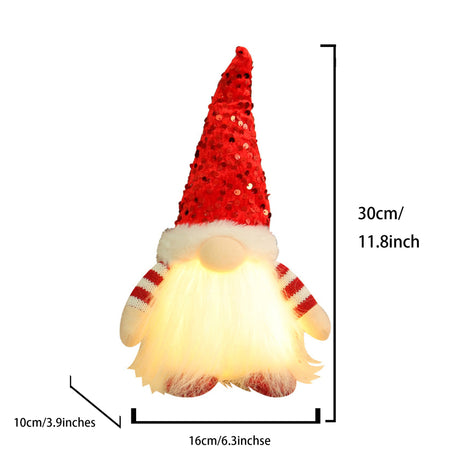 Light-Up Christmas Gnome Duo Decoration