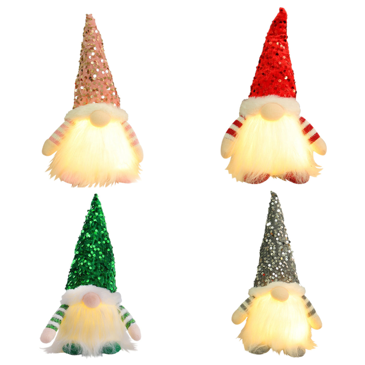 Light-Up Christmas Gnome Duo Decoration