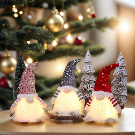 Light-Up Scandinavian Christmas Gnome Decoration