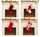 Luxurious Velvet Christmas Stocking with Bow