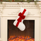 Luxurious Velvet Christmas Stocking with Bow
