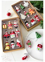 Dainty Miniature Christmas Ornament Set - 6pcs
