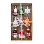 Dainty Miniature Christmas Ornament Set - 6pcs