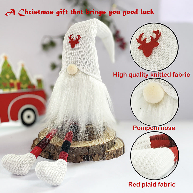 2-Pack Red & White Gnome Decorations