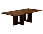 Elegant Oak Melamine Dining Table for Six