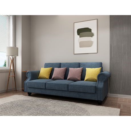 Cozy Cloud 3-Seater Sofa - Luxurious Comfort