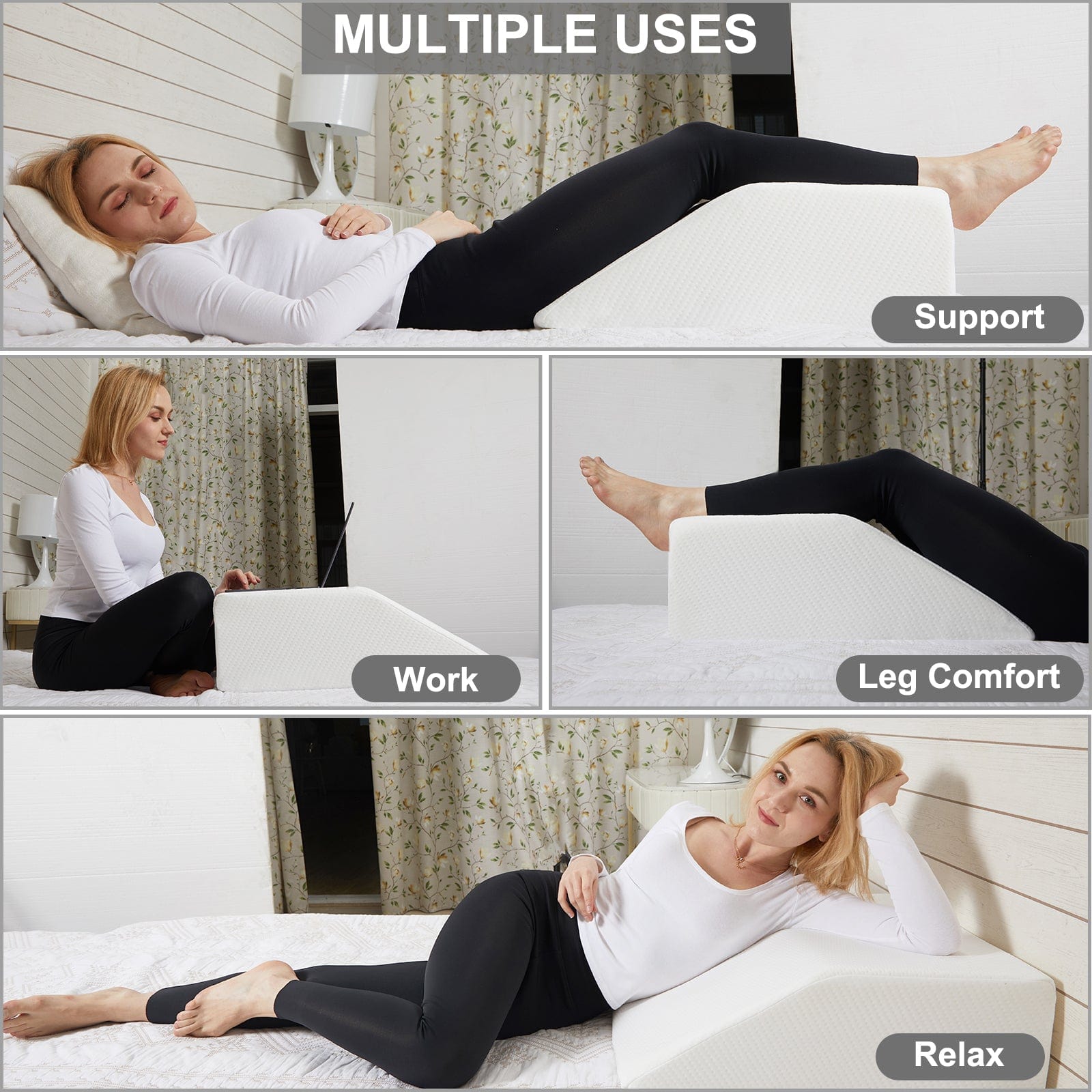 Memory Foam Elevation Pillow for Ultimate Support