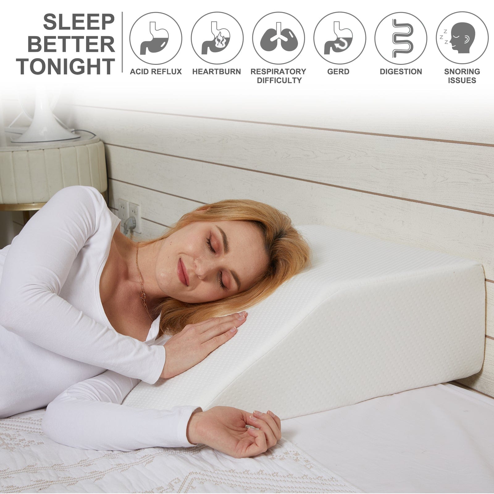 Memory Foam Elevation Pillow for Ultimate Support