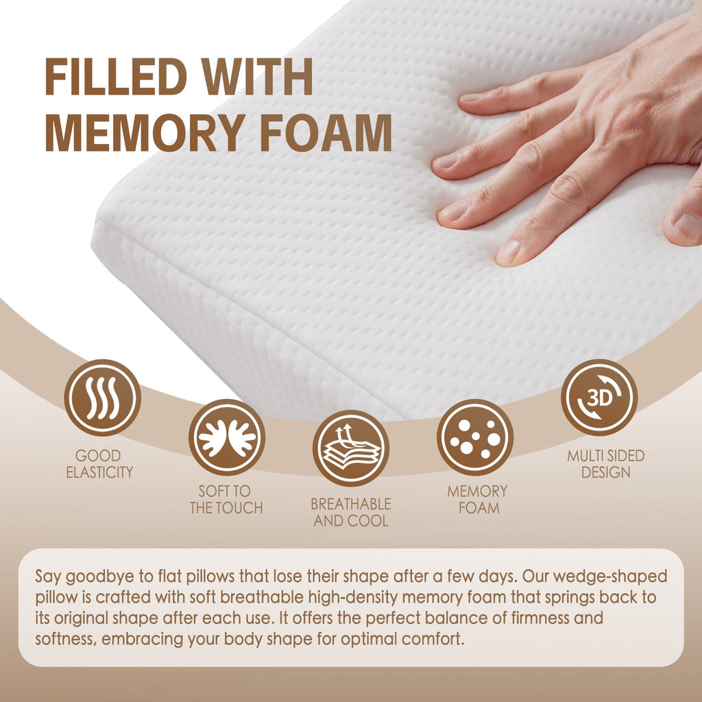 Clevinger Memory Foam Wedge Support Pillow
