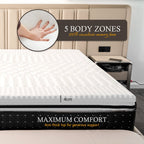 Premium Bamboo Memory Foam Mattress Topper