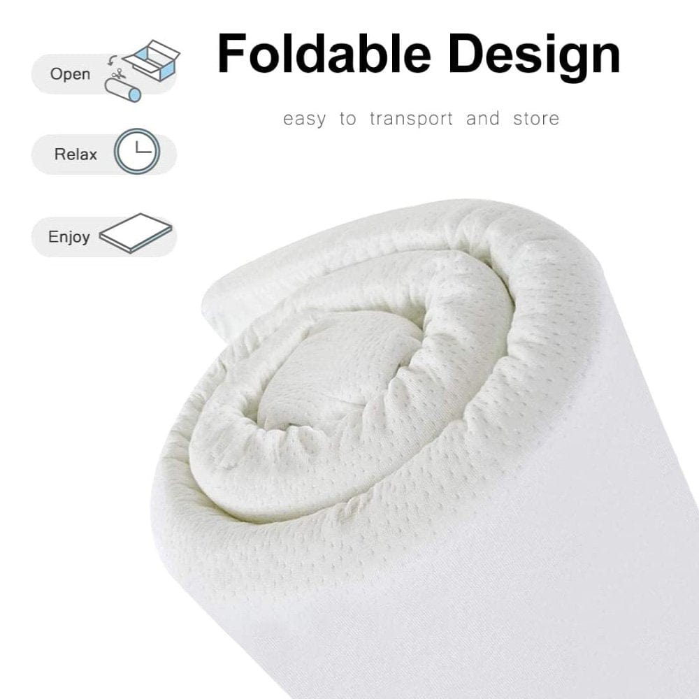 Premium Bamboo Memory Foam Mattress Topper