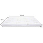 Premium Bamboo Memory Foam Mattress Topper