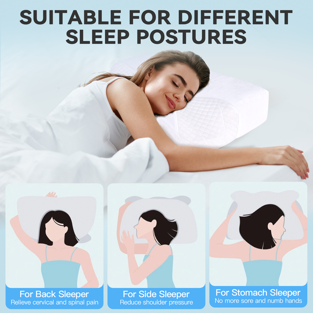 CPAP Contour Memory Foam Sleep Pillow