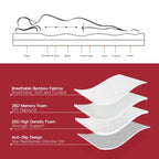 Bamboo-Infused 8cm Memory Foam Topper