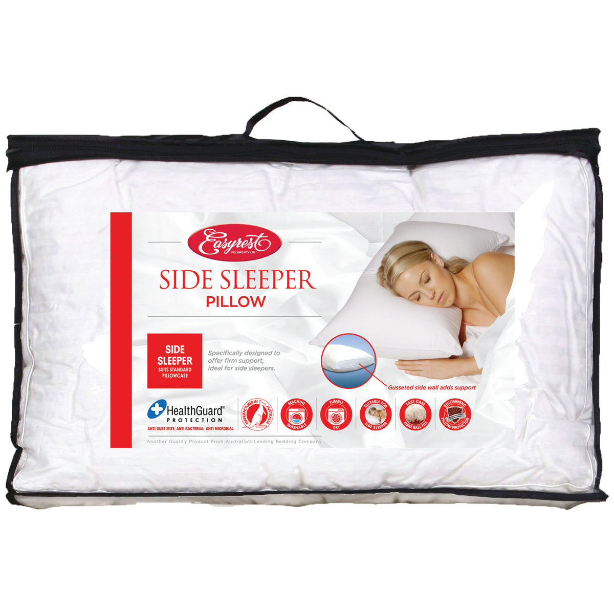 Easy Rest Side Sleeper Fibre Ball Pillow