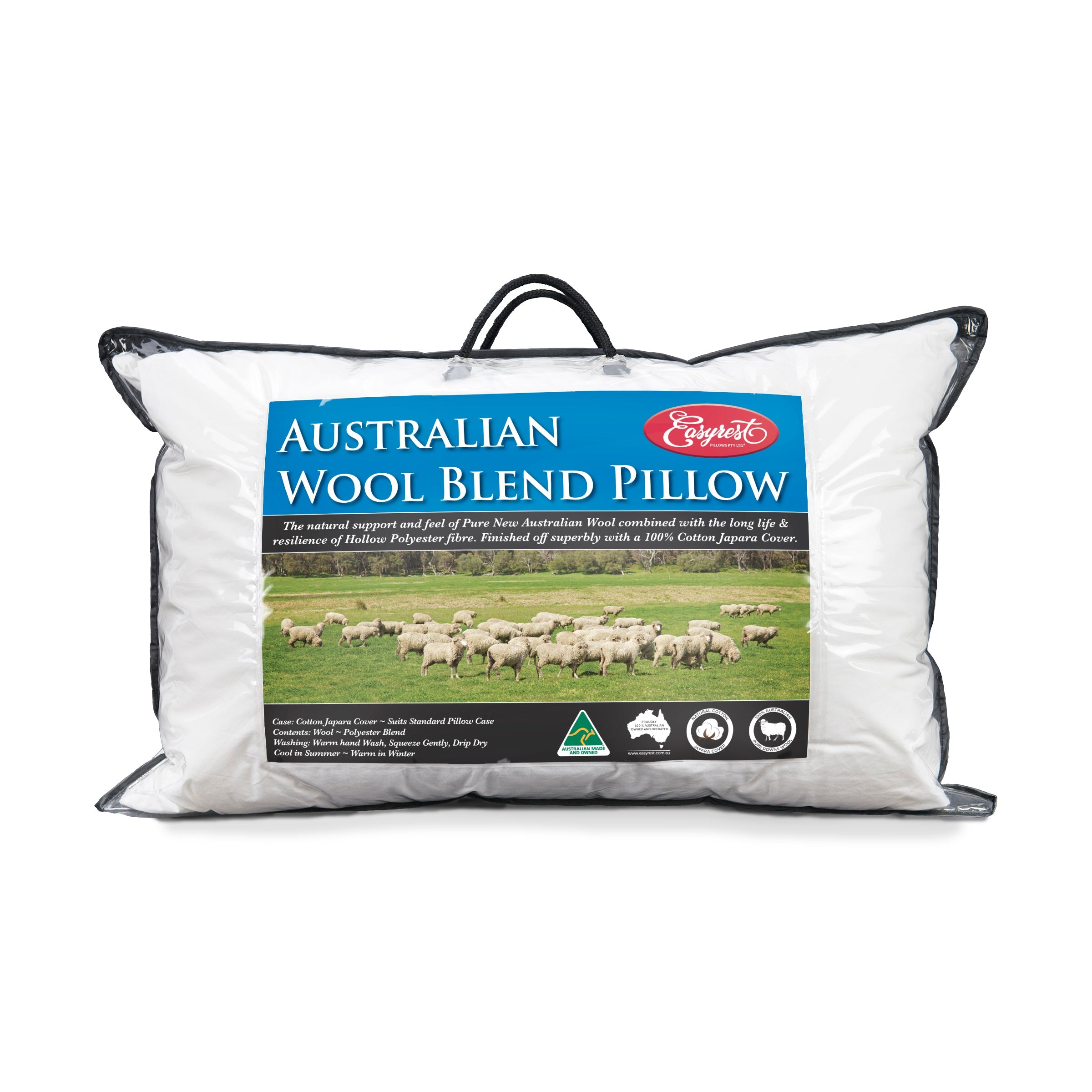 Easy Rest Wool Blend Pillow - Ultimate Comfort