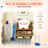 VEVOR 6-in-1 Metal Swing Set for Children